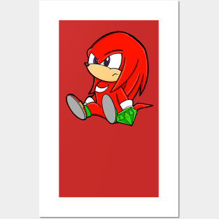 Chibi Knuckles Posters and Art